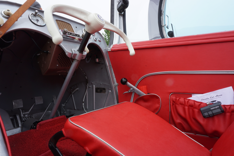 Sure, the crumple zones are your shins, but that is a snazzy interior.